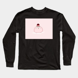 Kawaii strawberry mochi ice Long Sleeve T-Shirt